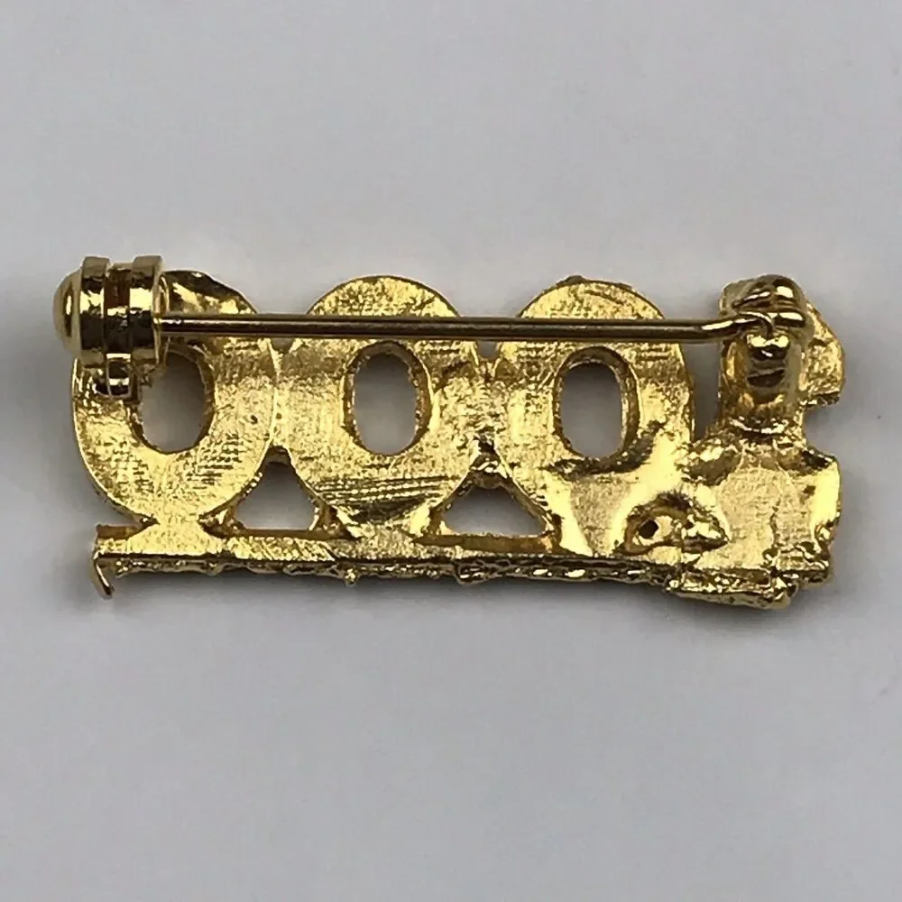 Gold Number 1000 Lapel Pin Brooch Achievement Award Collectible